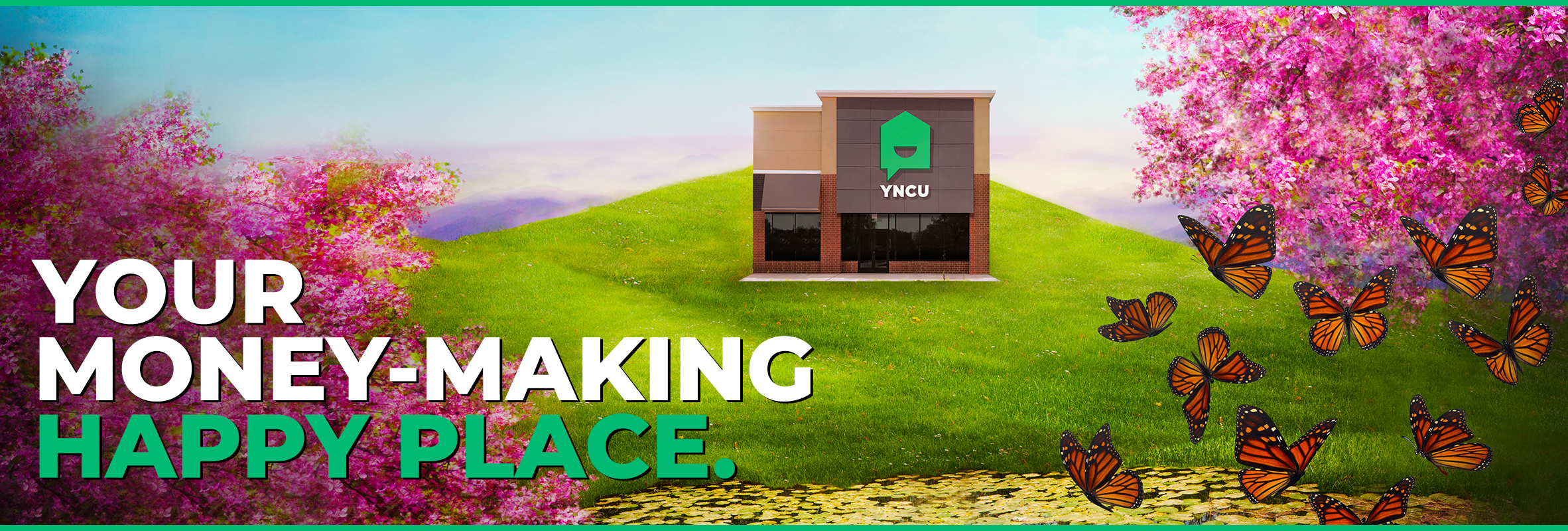 YNCU branch in scenery