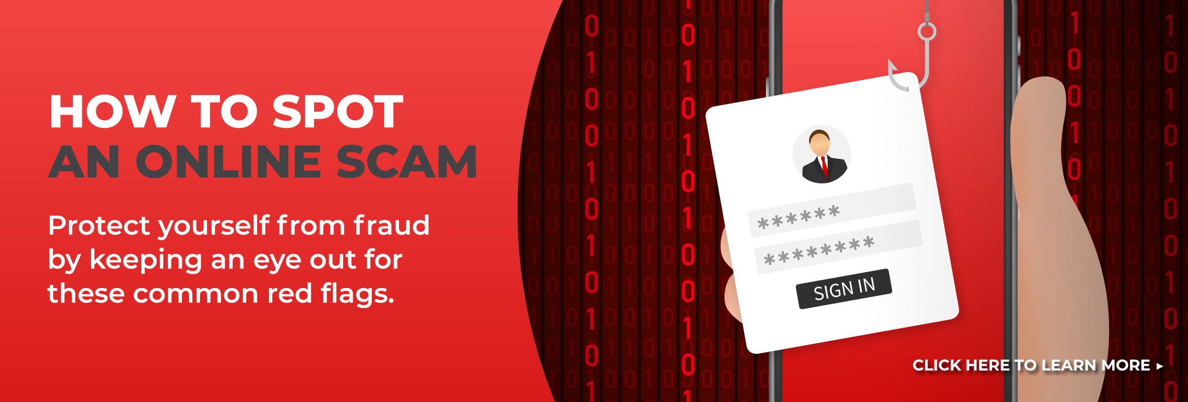 how to spot the red flags of an online scam