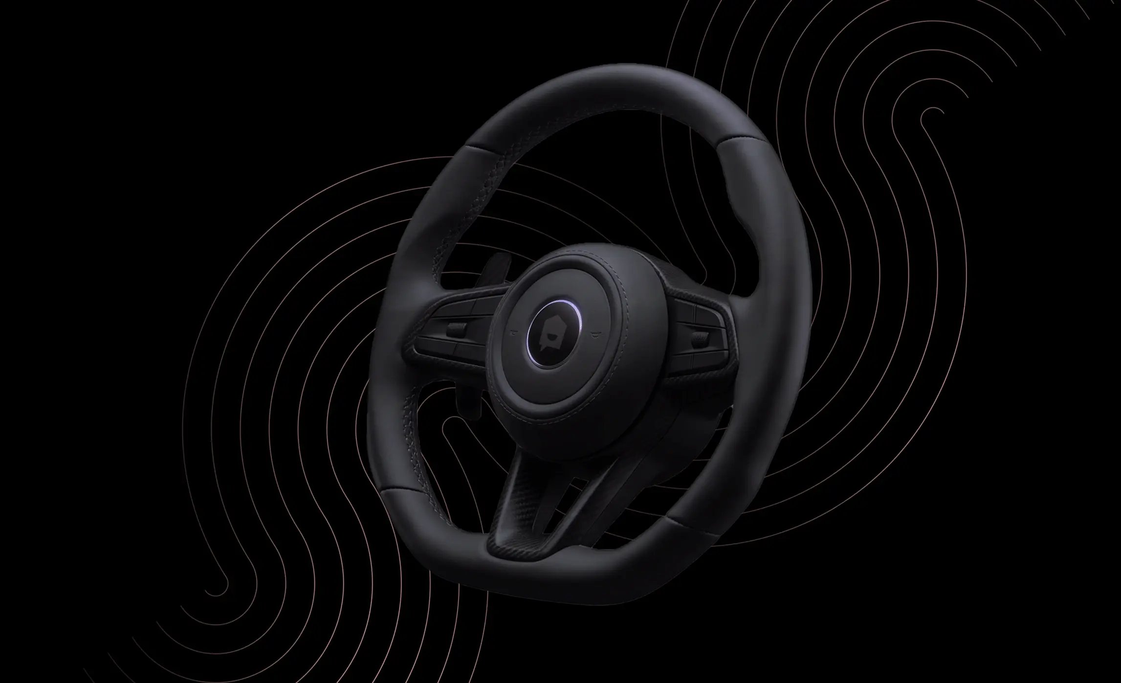 Black-steering-wheel
