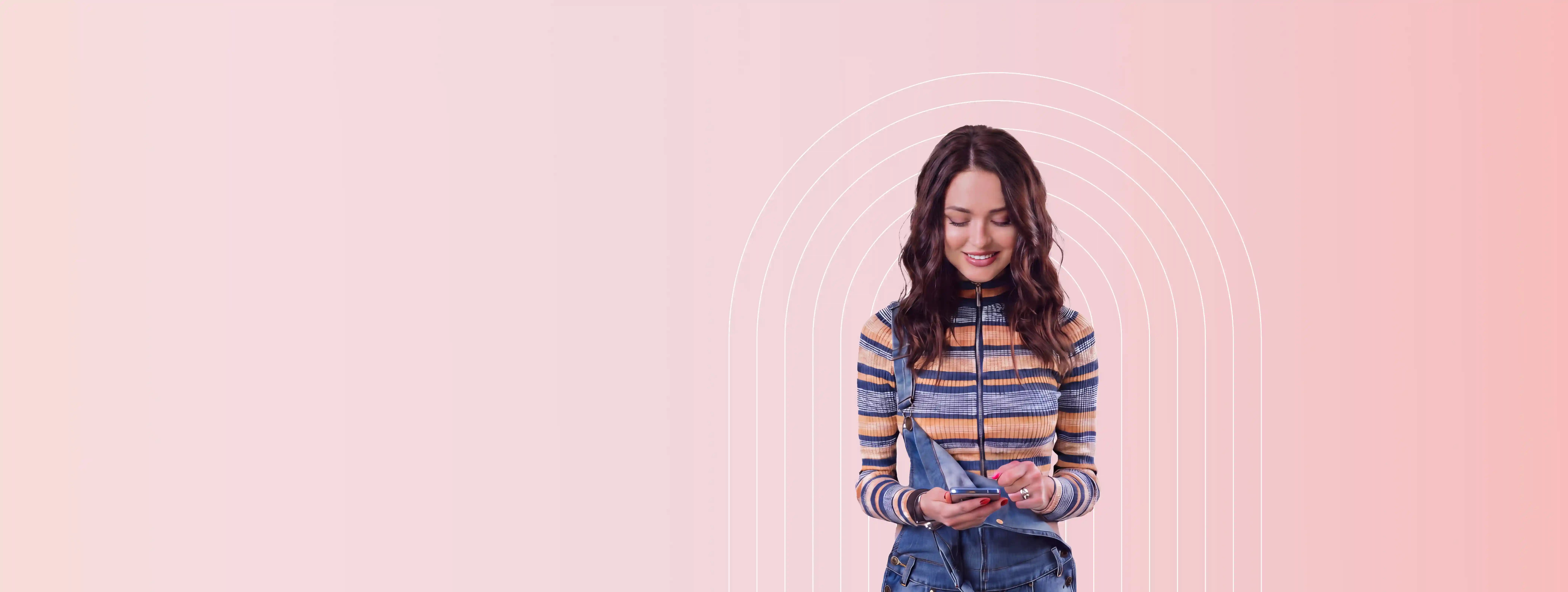 jenn-woman-looking-at-phone-pink