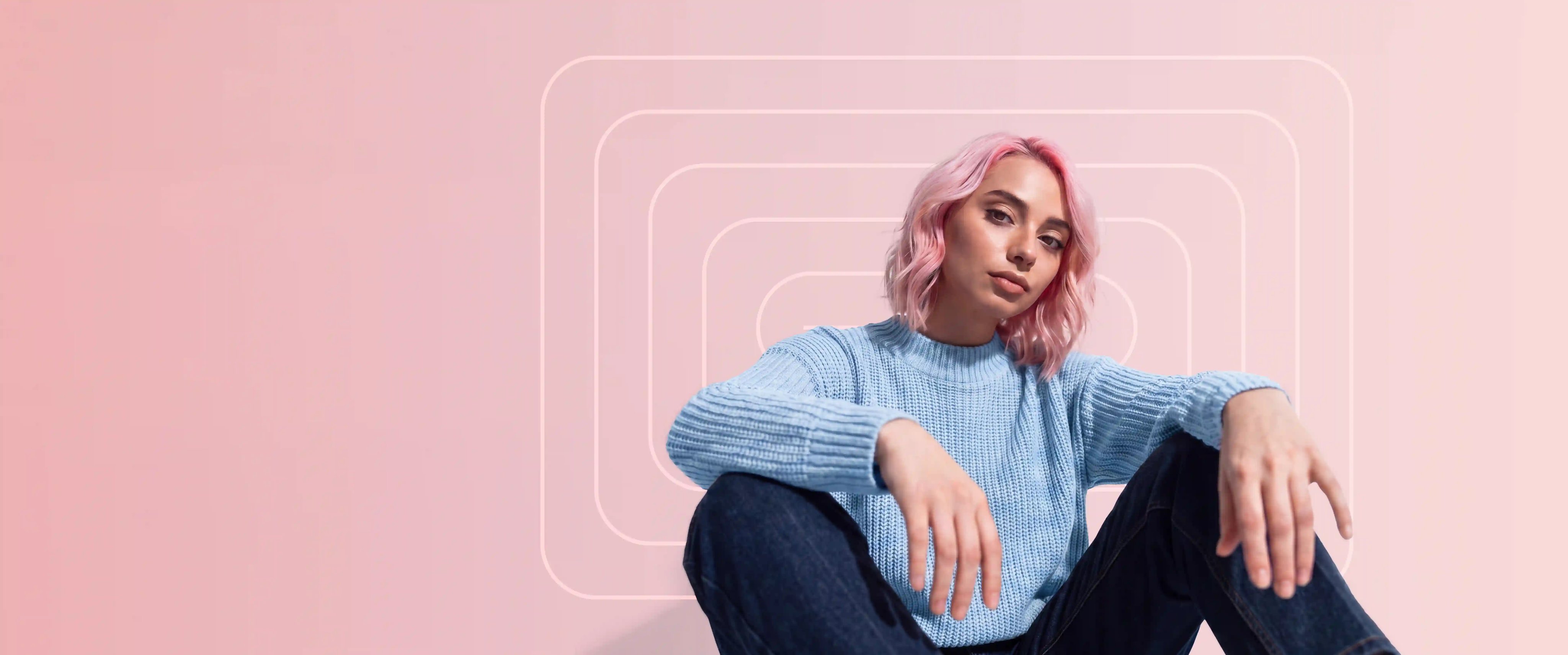 miya-pink-hair-white-landscape-pink-lines