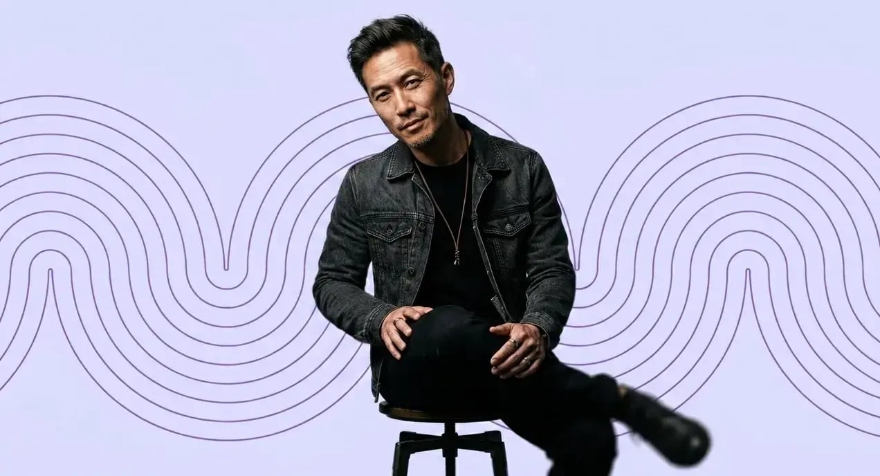 Asian-man-in-black-demim